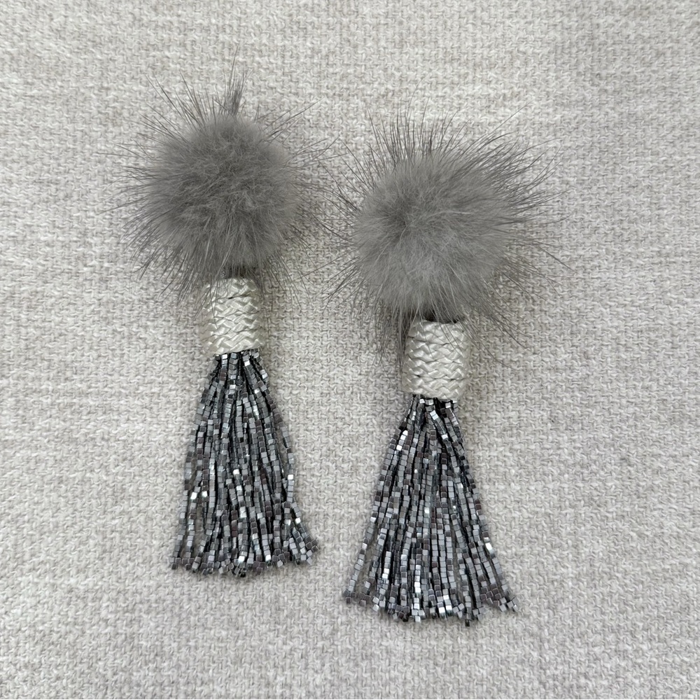 Mignonne Gavigan Mink Jackie Earrings